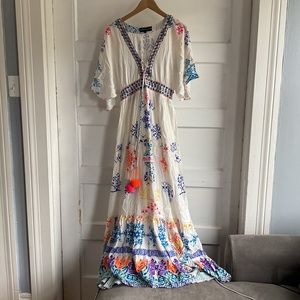 Hemant & Nandita women’s dress seiz small. Look at the colors!!